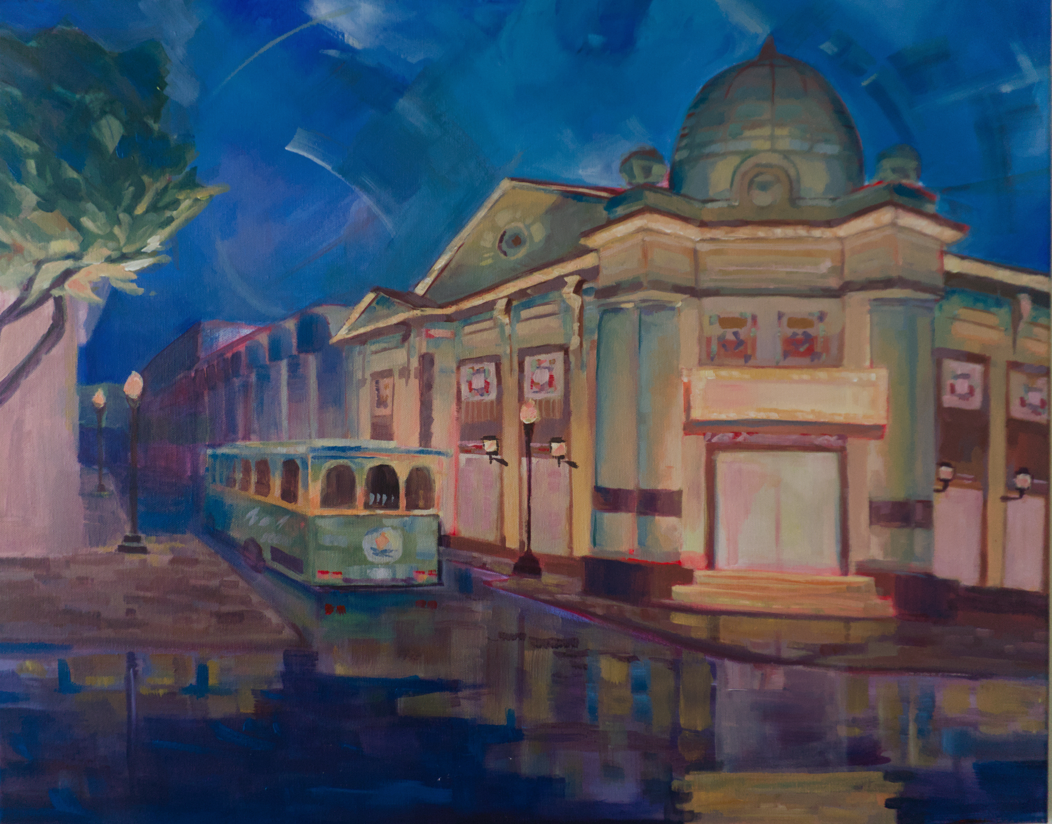 “Noches en el teatro” (2026), 30”x 24”